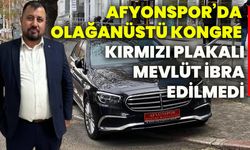 Afyonspor’da olağanüstü kongre: Kırmızı plakalı Mevlüt ibra edilmedi