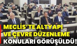 Meclis’te altyapı ve çevre düzenleme konuları görüşüldü!