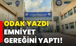 ODAK yazdı Emniyet gereğini yaptı!