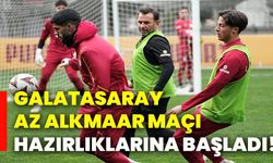 Galatasaray, Az Alkmaar maçı hazırlıklarına başladı!