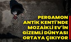 Pergamon Antik Kenti'nde Mozaikli Ev'in Gizemli Dünyası Ortaya Çıkıyor