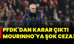 PFDK’dan Karar Çıktı: Jose Mourinho’ya Şok Ceza!