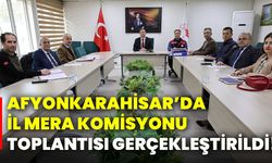 Afyonkarahisar’da İl Mera Komisyonu Toplantısı gerçekleştirildi!