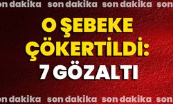 O Şebeke Çökertildi: 7 Gözaltı