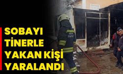 Sobayı Tinerle Yakan Kişi Yaralandı