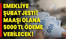 Emekliye Şubat jesti! Maaşı olana 5000 TL ödeme verilecek!