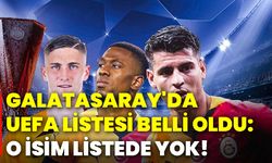 Galatasaray'da UEFA listesi belli oldu: O isim listede yok!