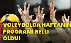 Voleybolda haftanın programı belli oldu!