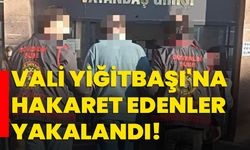 Vali Yiğitbaşı'na hakaret edenler yakalandı!