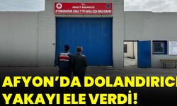 Afyon’da Dolandırıcı Yakayı Ele Verdi!