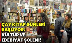 Çay Kitap Günleri Başlıyor: Kültür ve Edebiyat Şöleni!