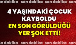 4 Yaşındaki Çocuk Kayboldu,  En Son Görüldüğü Yer Şok Etti!