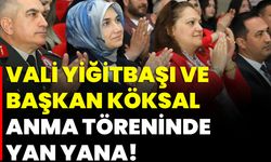 Vali Yiğitbaşı ve Başkan Köksal, Anma Töreninde Yan Yana