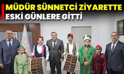 Müdür Sünnetci Ziyarette Eski Günlere Gitti