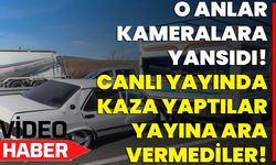 Canlı yayında kaza yaptılar, yayına ara vermediler!