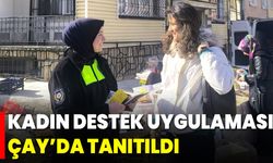 Kadın Destek Uygulaması Çay’da tanıtıldı!