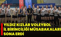 Yıldız Kızlar Voleybol İl Birinciliği Müsabakaları Sona erdi