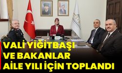 Vali Yiğitbaşı Ve Bakanlar Aile Yılı İçin Toplandı