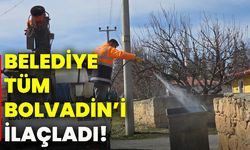 Belediye Tüm Bolvadin’i İlaçladı!