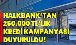 Halkbank’tan 250.000 TL’lik Kredi Kampanyası Duyuruldu!