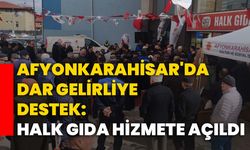 Afyonkarahisar'da Dar Gelirliye Destek: Halk Gıda Hizmete Açıldı