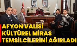 Afyon Valisi Kültürel Miras temsilcilerini ağırladı!