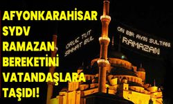 Afyonkarahisar SYDV, Ramazan Bereketini Vatandaşlara Taşıdı