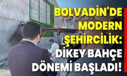 Bolvadin'de Modern Şehircilik: Dikey Bahçe Dönemi Başladı!