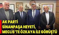 AK Parti Sinanpaşa Heyeti, Meclis’te Özkaya İle Görüştü