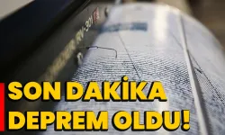 Deprem Meydana Geldi!