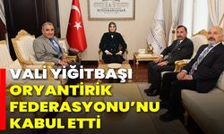 Vali Yiğitbaşı, Oryantirik Federasyonu’nu Kabul Etti