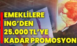 Emeklilere ING’den 25.000 TL’ye Kadar Promosyon