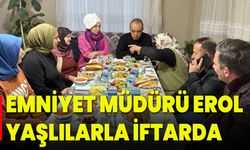 Emniyet Müdürü Erol Yaşlılarla İftarda