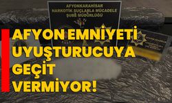 Afyon Emniyeti uyuşturucuya geçit vermiyor!