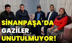 Sinanpaşa’da Gaziler Unutulmuyor!