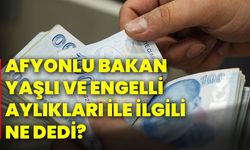 Afyonlu Bakan yaşlı ve engelli aylıkları ile ilgili ne dedi?