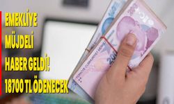 Emekliye Müjdeli Haber Geldi! 18700 TL Ödenecek