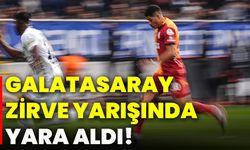 Galatasaray, zirve yarışında yara aldı!