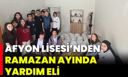 Afyon Lisesi’nden Ramazan Ayında Yardım Eli