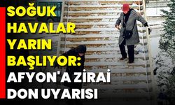 Soğuk Havalar Yarın Başlıyor: Afyon'a Zirai Don Uyarısı