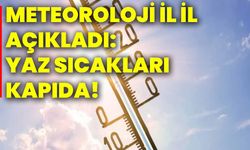 Meteoroloji il il açıkladı: Yaz sıcakları kapıda!