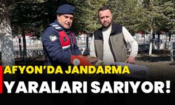 Afyon’da Jandarma yaraları sarıyor!