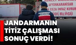 Jandarmanın titiz çalışması sonuç verdi!