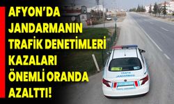 Afyon’da Jandarmanın Trafik Denetimleri Kazaları Önemli Oranda Azalttı