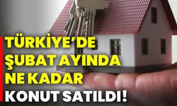 Türkiye’de Şubat ayında ne kadar konut satıldı!