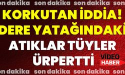 Korkutan İddia! Dere Yatağındaki Atıklar Tüyler Ürpertti