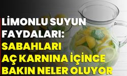 Limonlu Suyun Faydaları: Sabahları Aç Karnına İçince Bakın Neler Oluyor