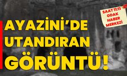 Ayazini’de utandıran görüntü!