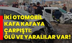 İki otomobilin kafa kafaya çarpıştı: Ölü ve yaralılar var!