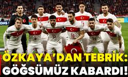 Özkaya’dan Tebrik: Göğsümüz Kabardı!